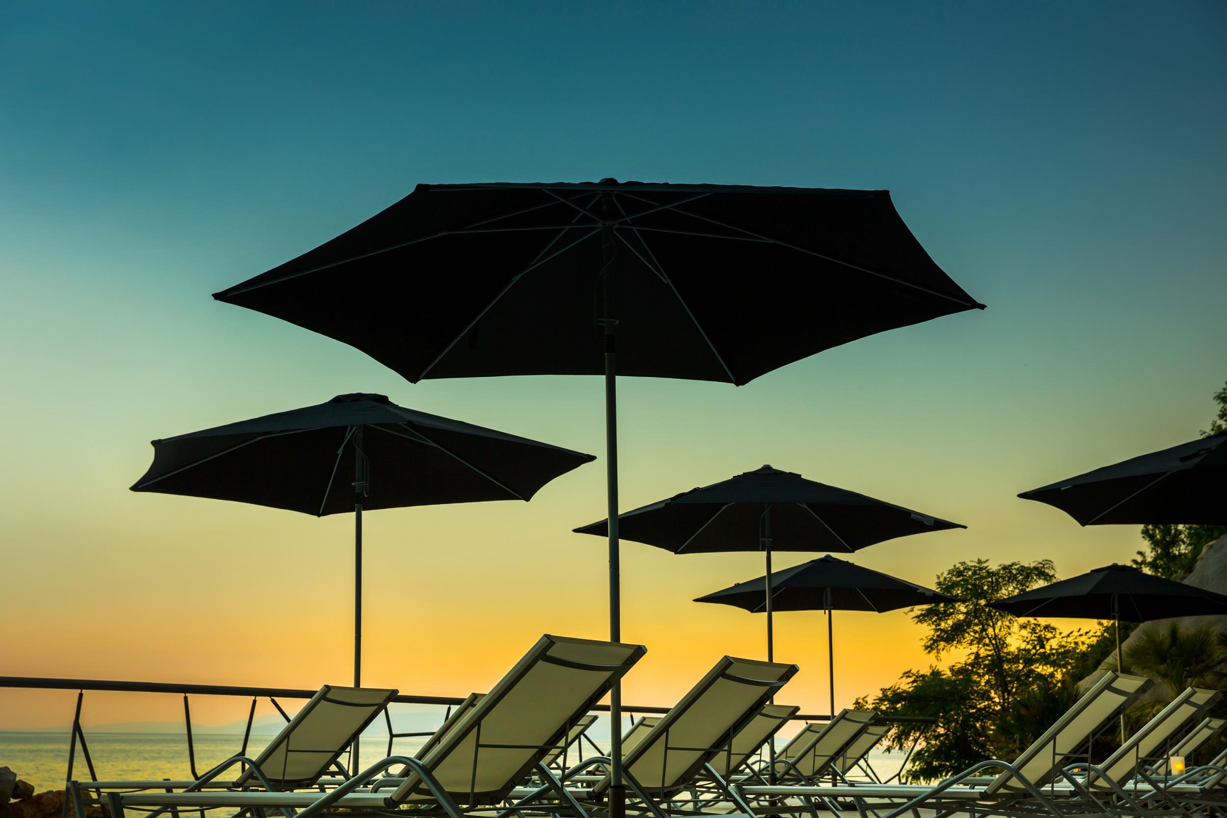 Boutique & Design Hotel Navis Opatija Exterior photo Beach umbrellas