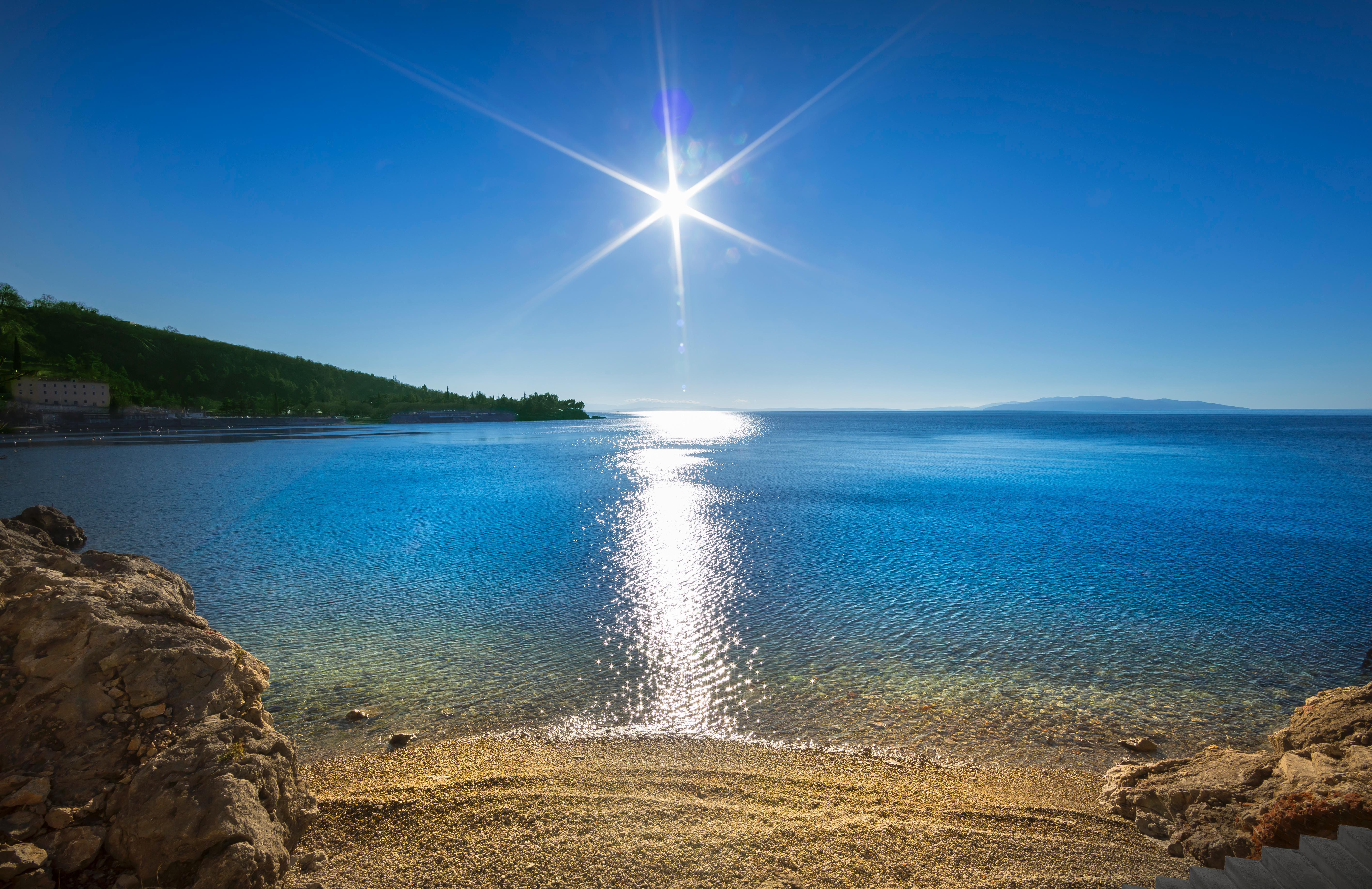 Boutique & Design Hotel Navis Opatija Exterior photo The sun shining on the sea